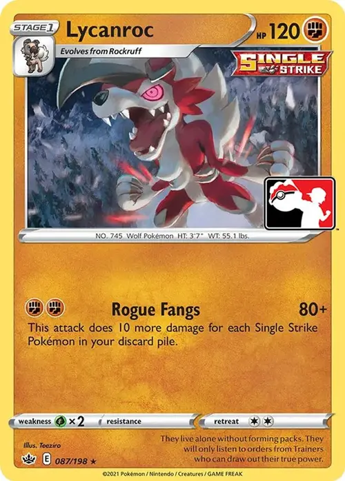 Lycanroc - 087/198 card art