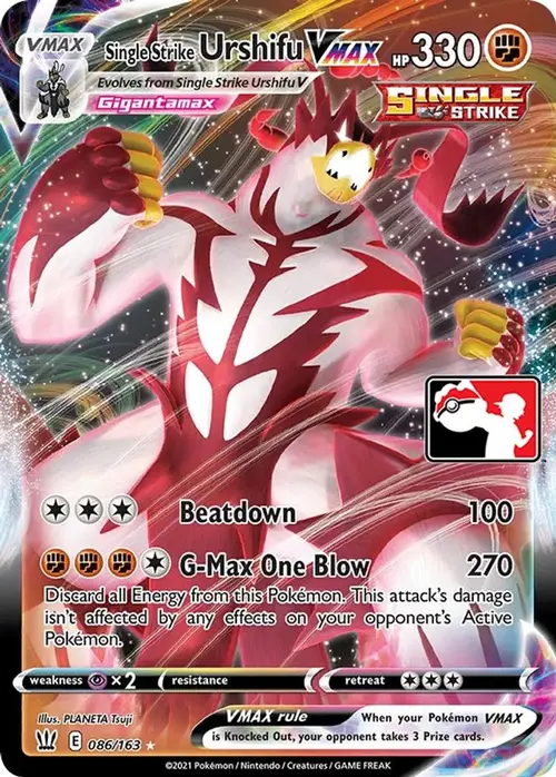 Single Strike Urshifu VMAX - 086/163 card art