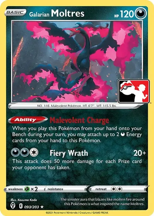 Galarian Moltres - 093/203 card art