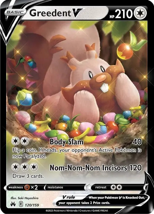 Greedent V card art