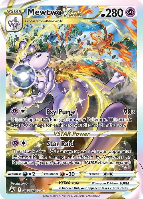 Mewtwo VSTAR card art