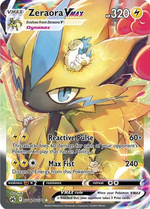 Zeraora VMAX card art