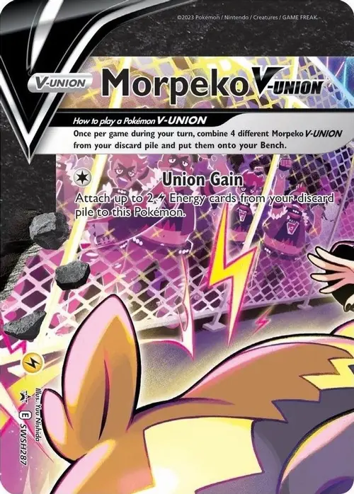 Morpeko V-Union - SWSH287 card art