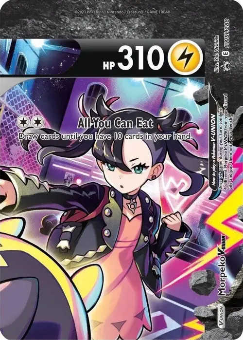 Morpeko V-Union - SWSH288 card art