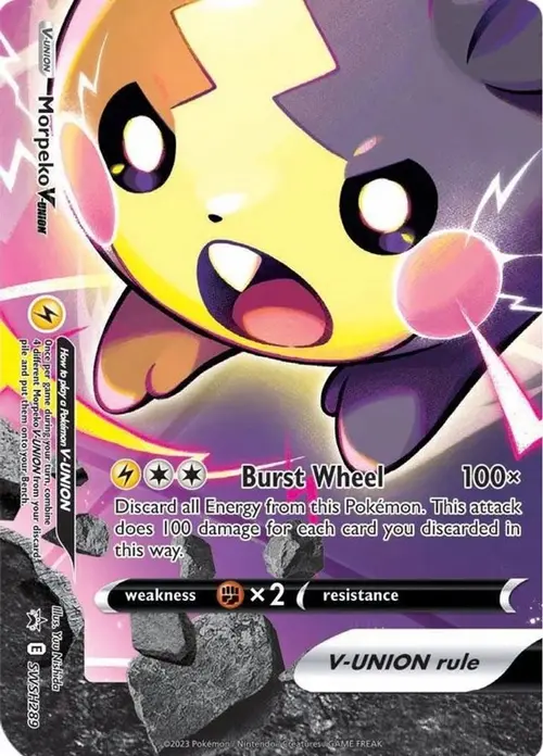 Morpeko V-Union - SWSH289 card art