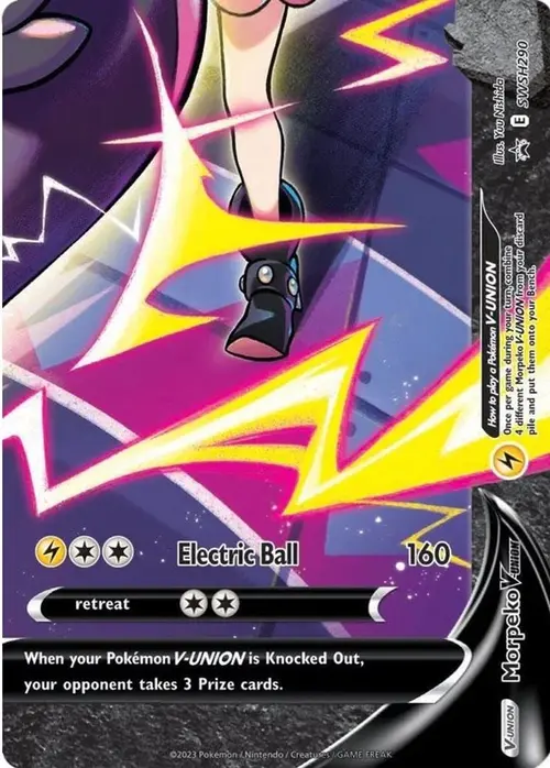 Morpeko V-Union - SWSH290 card art