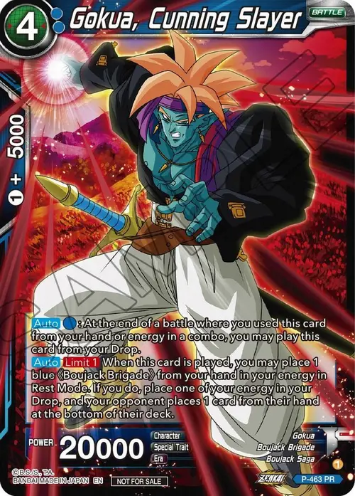 Gokua, Cunning Slayer (Z03 Dash Pack) card art