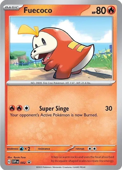 Fuecoco - 002 card art