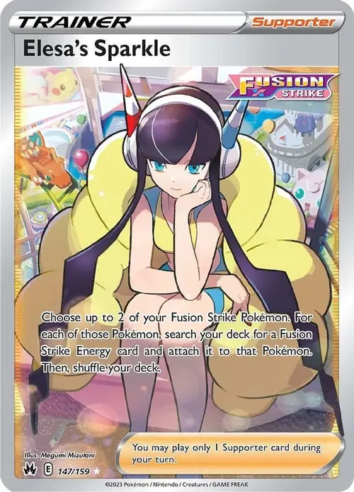 Elesa's Sparkle (Full Art) card art