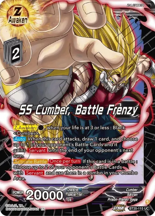SS Cumber, Battle Frenzy card art