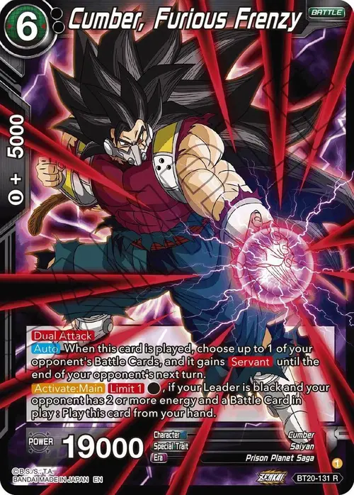 Cumber, Furious Frenzy card art