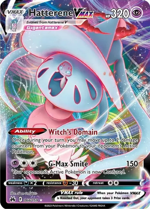 Hatterene VMAX card art