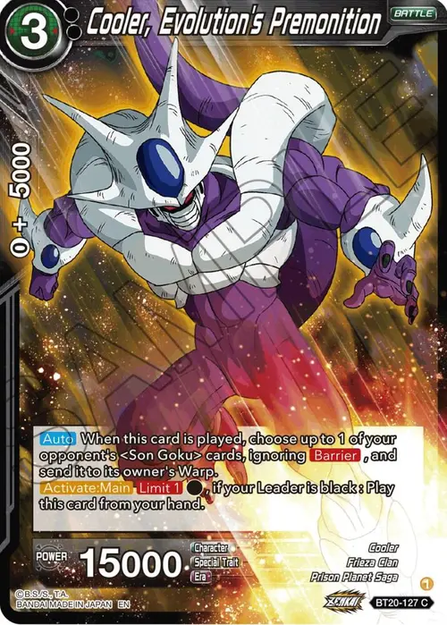 Cooler, Evolution's Premonition card art