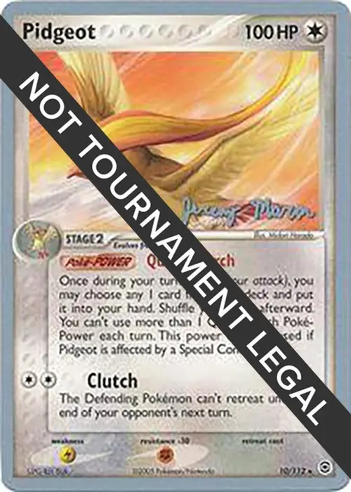 Pidgeot - 2005 (Jeremy Maron) card art