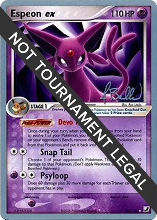 Espeon ex - 2006 (Jimmy Ballard) card art