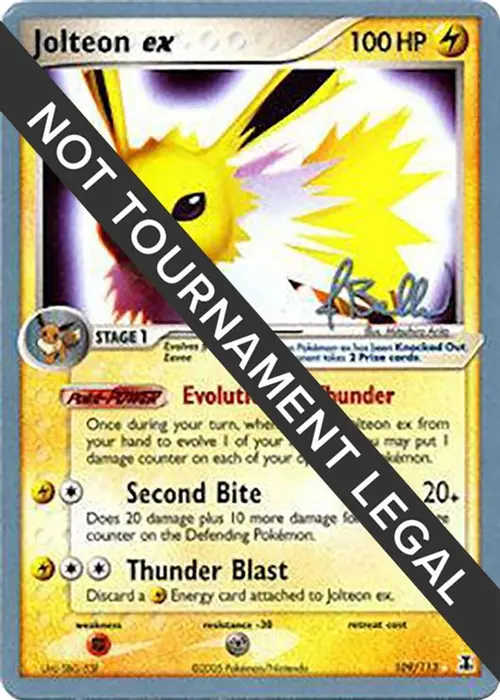Jolteon ex - 2006 (Jimmy Ballard) card art