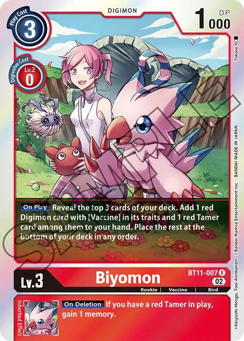 Biyomon card art