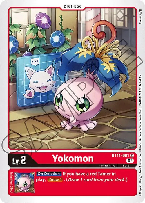 Yokomon card art