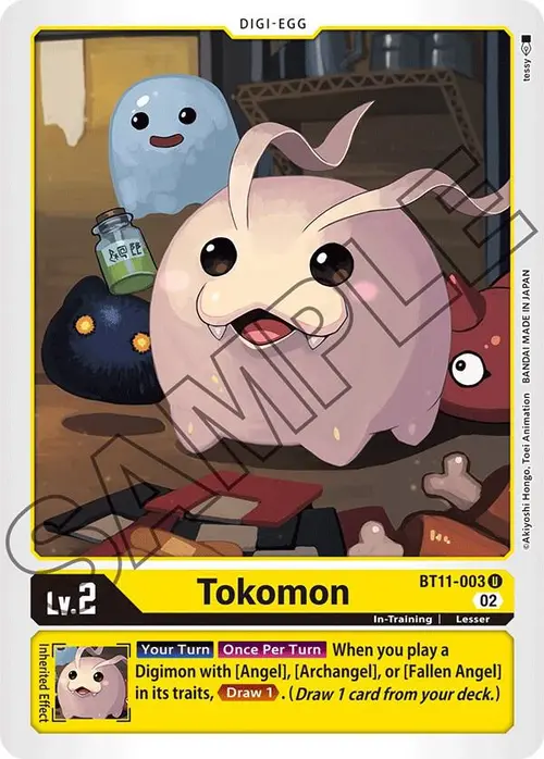 Tokomon card art