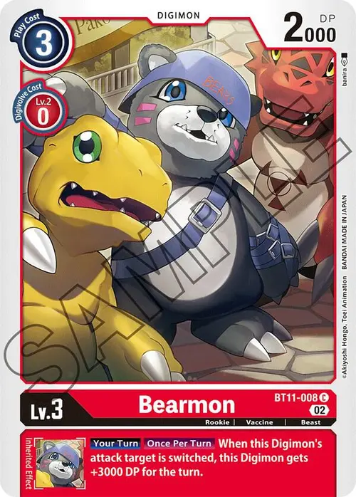 Bearmon card art