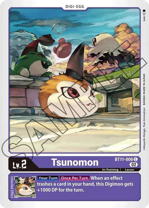 Tsunomon card art