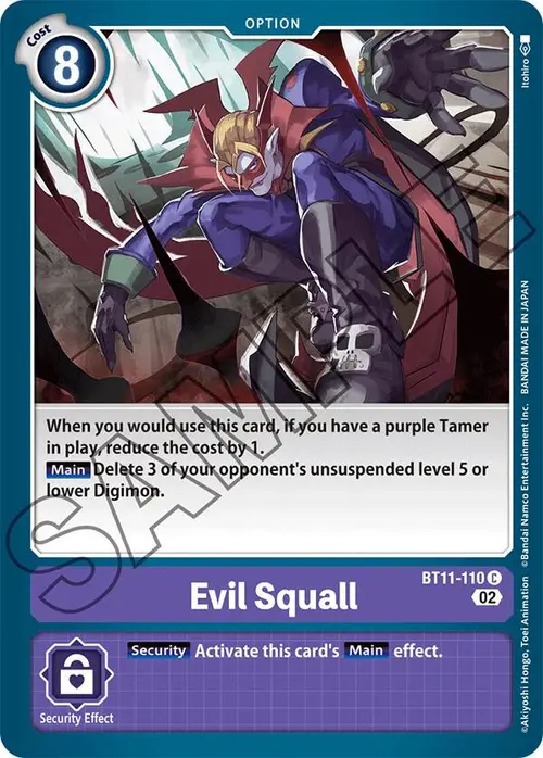Evil Squall card art