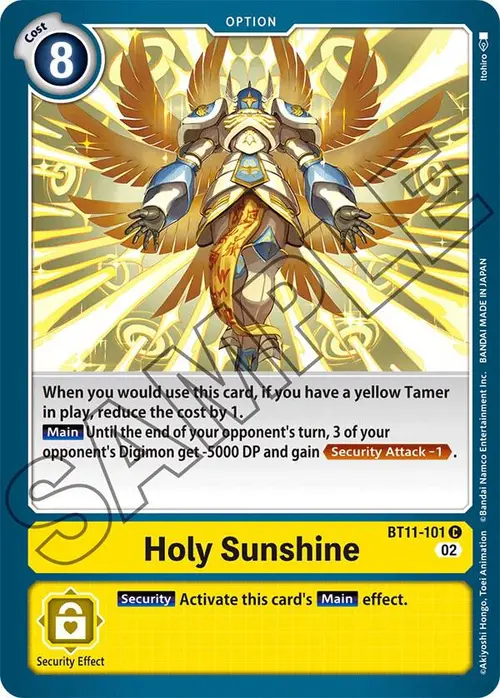 Holy Sunshine card art