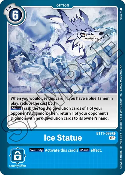Ice Statue card art