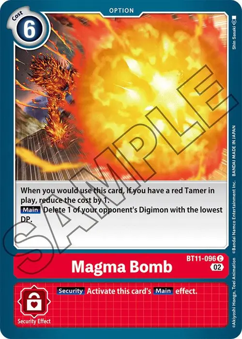 Magma Bomb card art