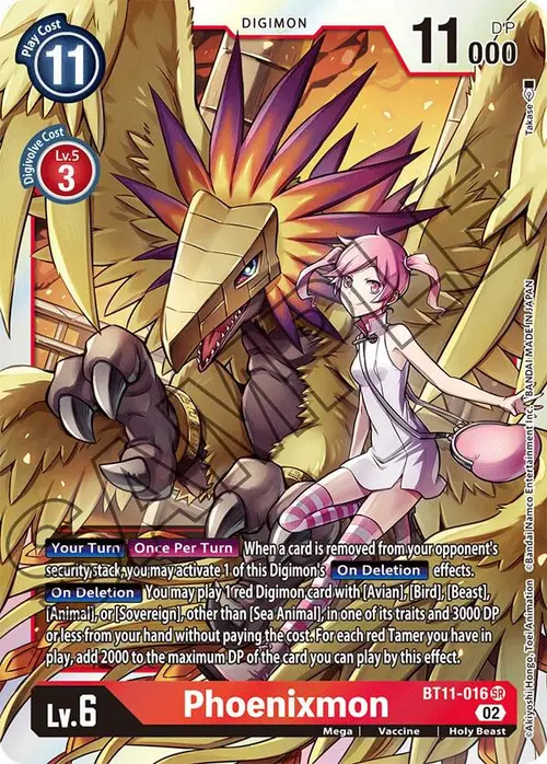Phoenixmon card art
