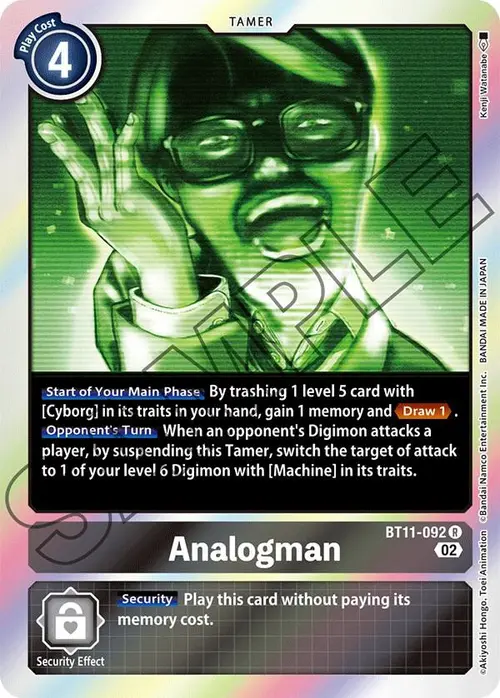 Analogman card art