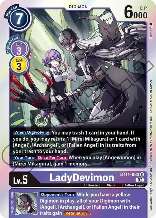 LadyDevimon card art