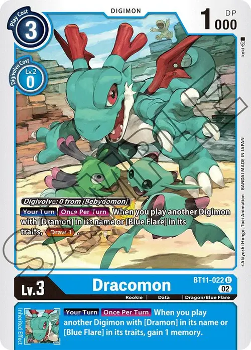 Dracomon card art