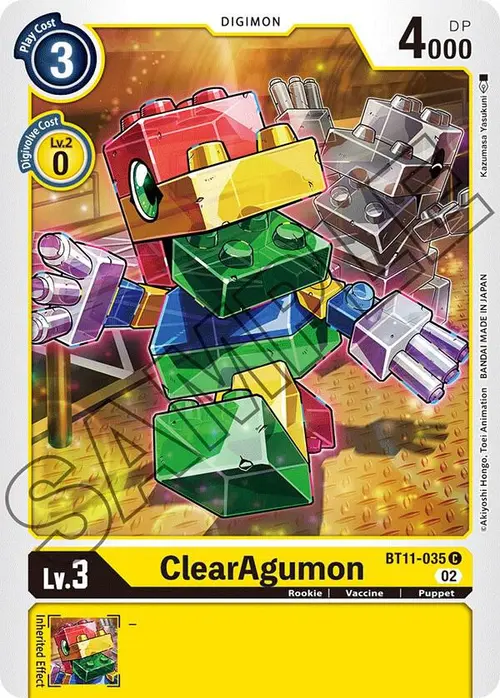 ClearAgumon card art