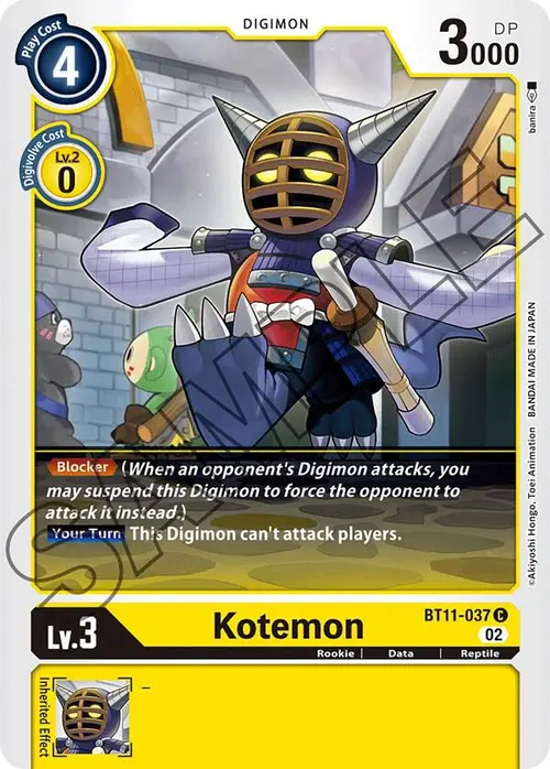 Kotemon card art