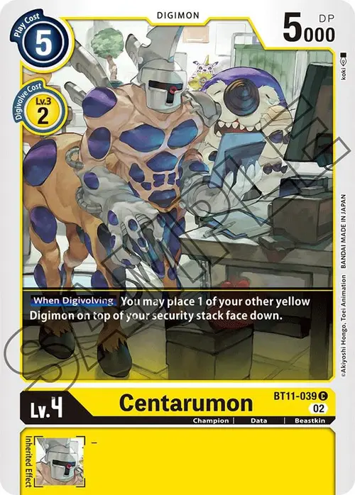 Centarumon card art