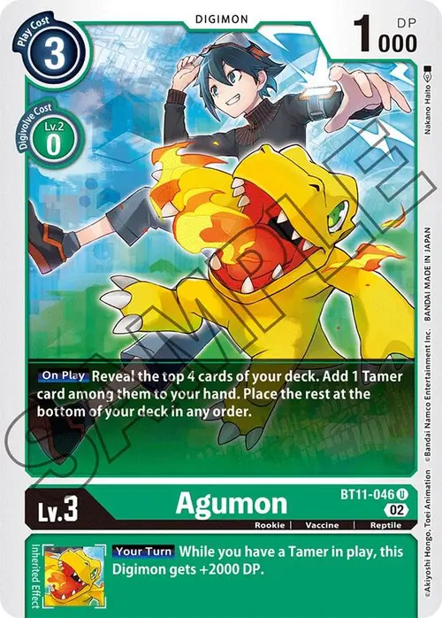 Agumon card art