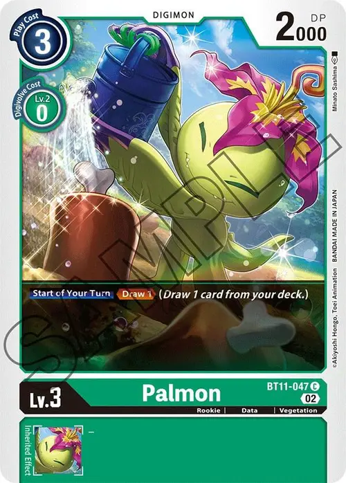 Palmon card art