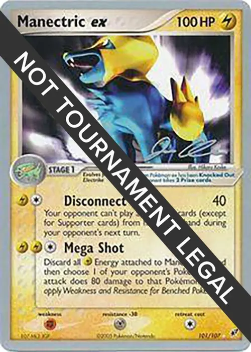 Manectric ex - 2006 (Jason Klaczynski) card art