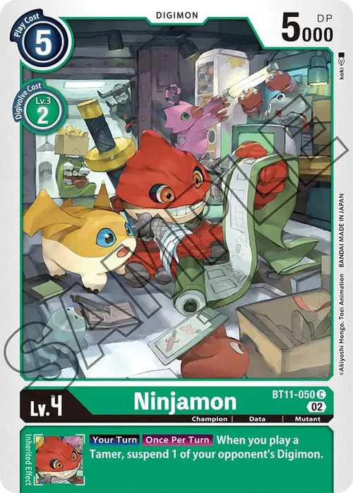Ninjamon card art