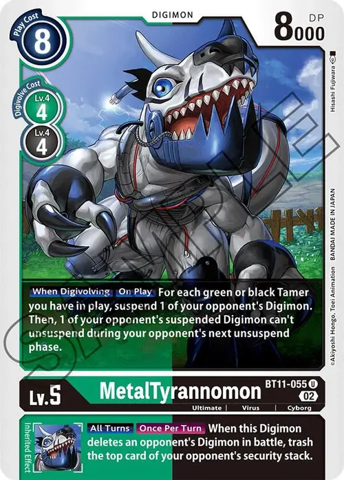 MetalTyrannomon card art