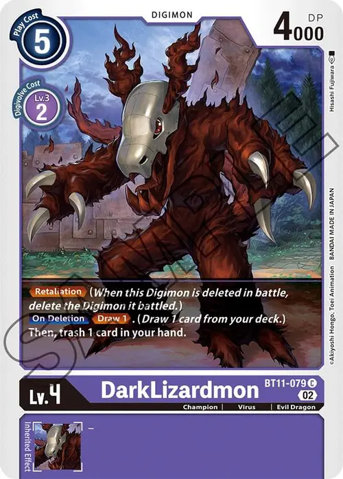 DarkLizardmon card art