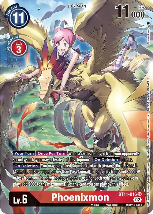 Phoenixmon (Alternate Art) card art