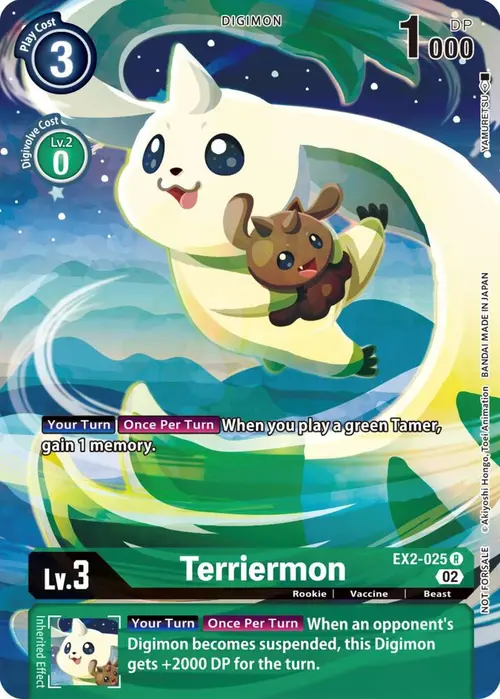 Terriermon (Digimon Illustration Competition Pack 2022) card art