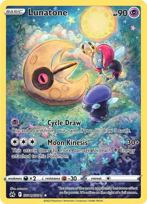 Lunatone card art
