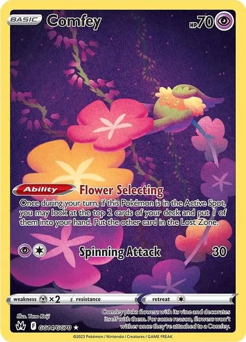 Comfey card art