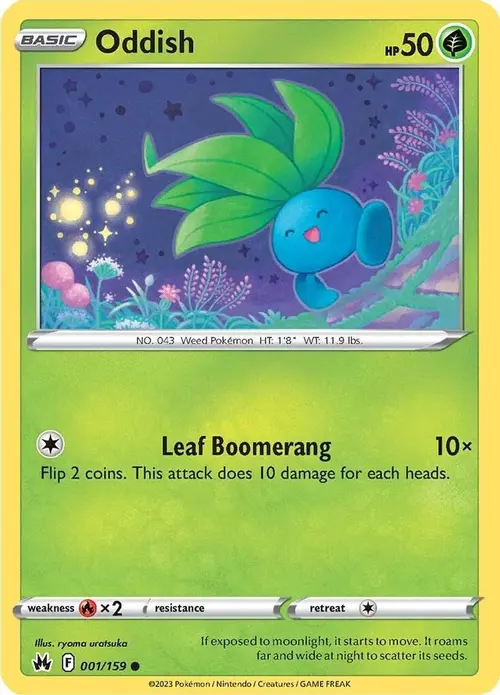 Oddish card art