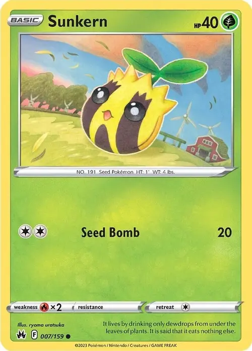 Sunkern card art