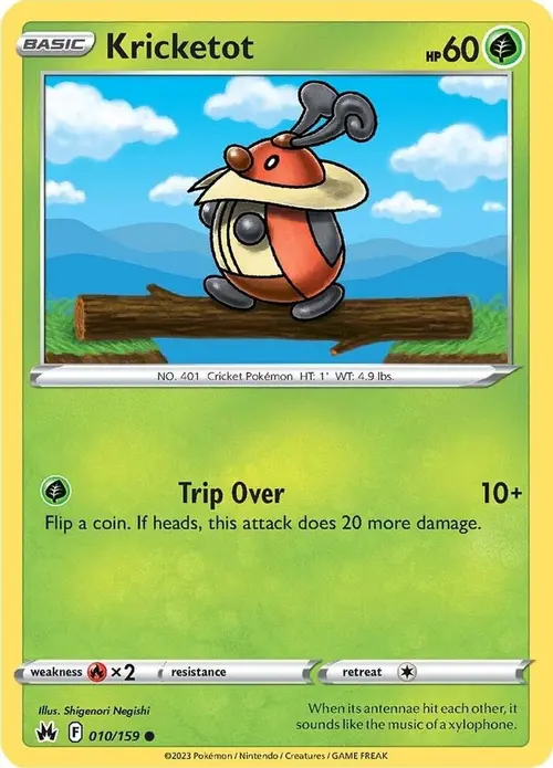 Kricketot card art
