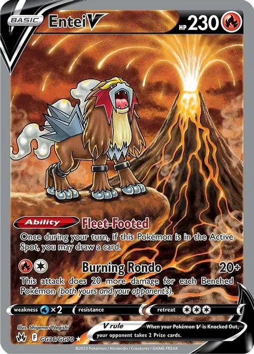 Entei V card art